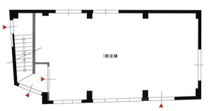 鶴見中央4-22-1角の1階
